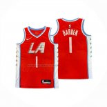Camiseta Los Angeles Clippers James Harden NO 1 Ciudad 2025-26 Rojo